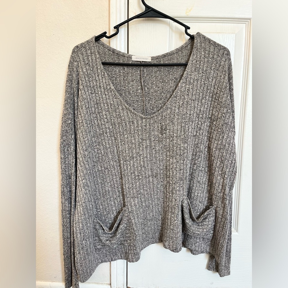 Gray long sleeve